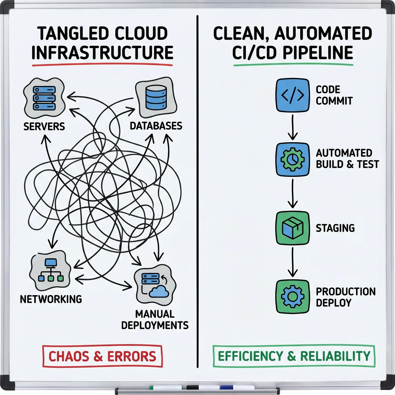 Infrastructure debt can be just as costly as code debt.