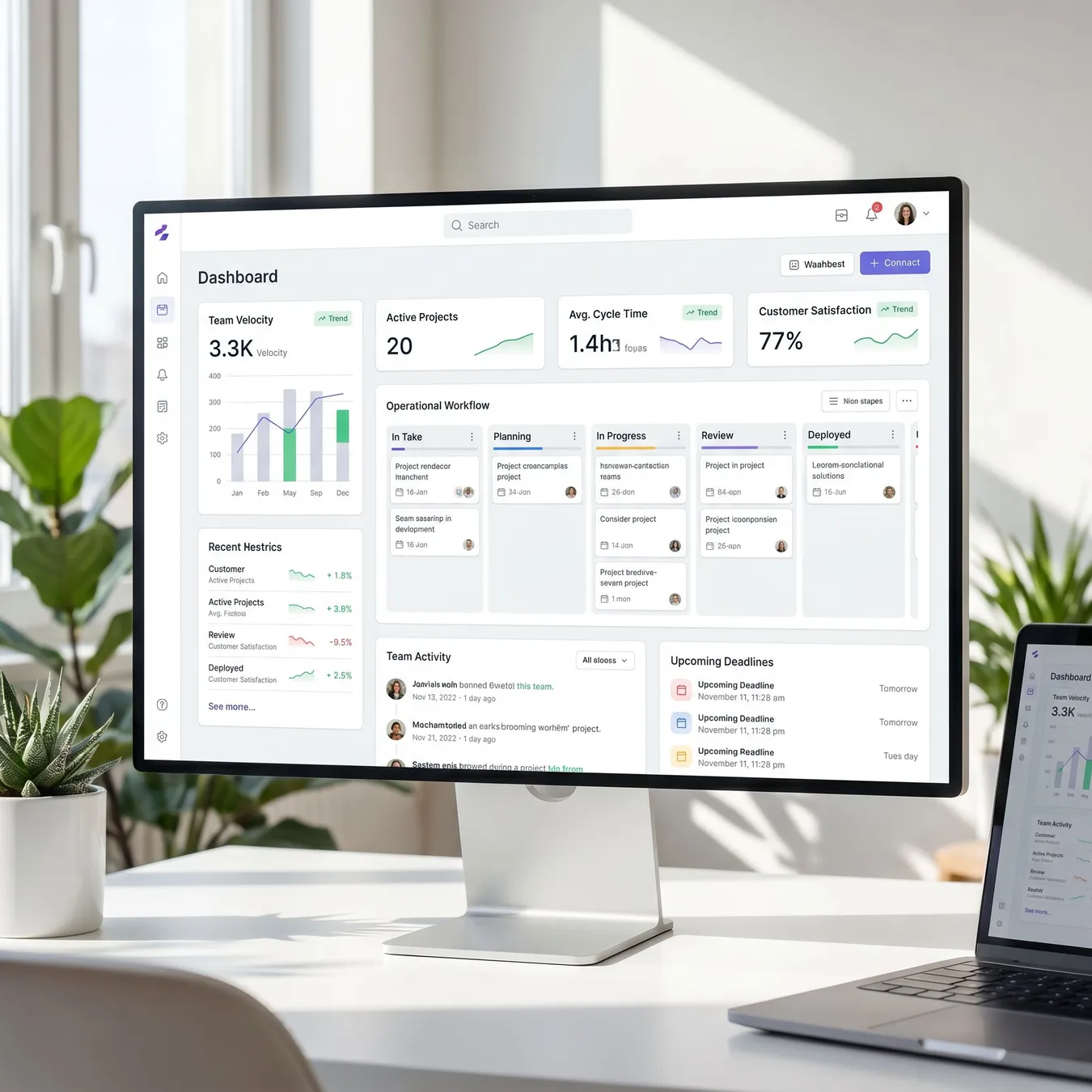 Unified dashboards replace fragmented spreadsheets for better operational clarity.