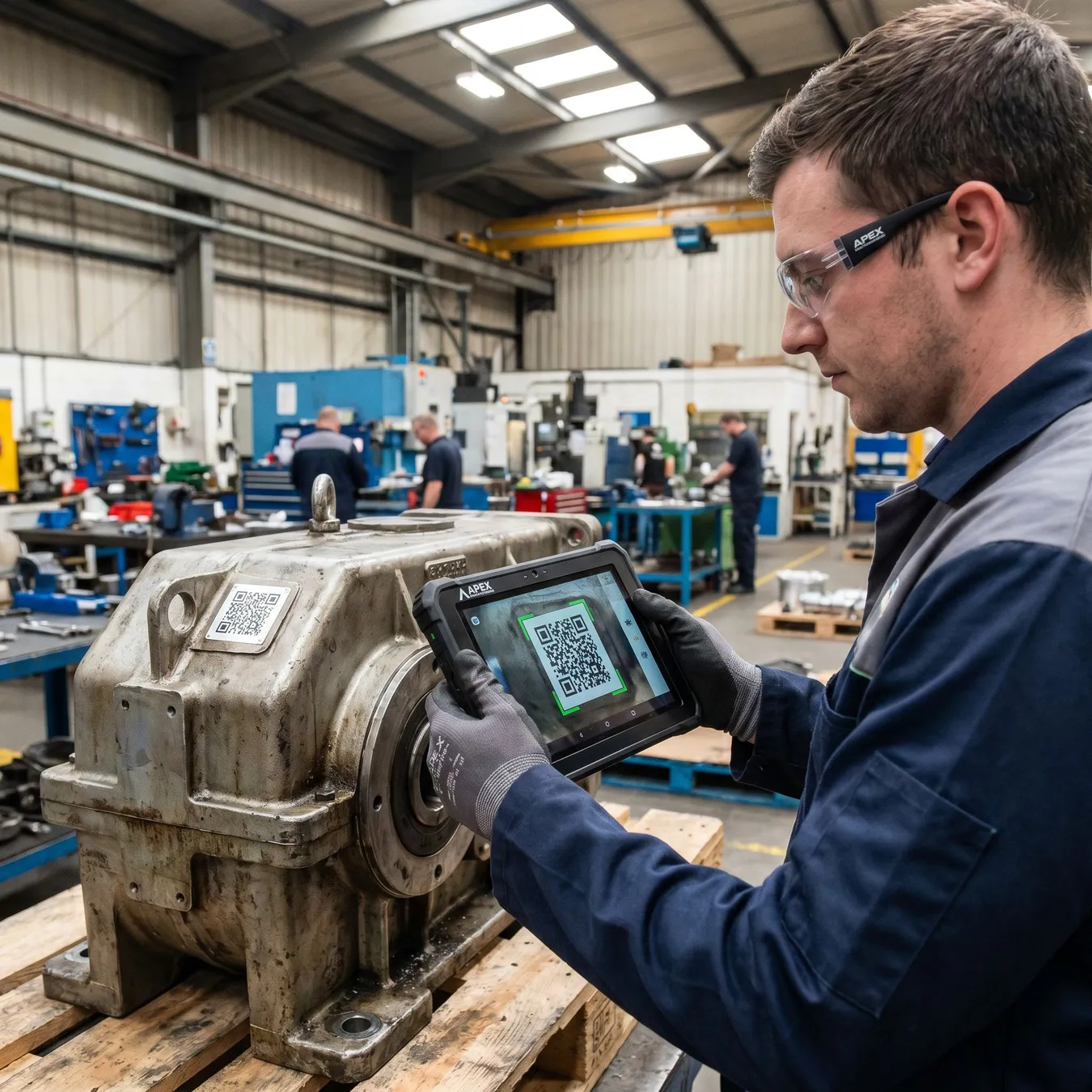Mobile interfaces allow floor workers to update status instantly.