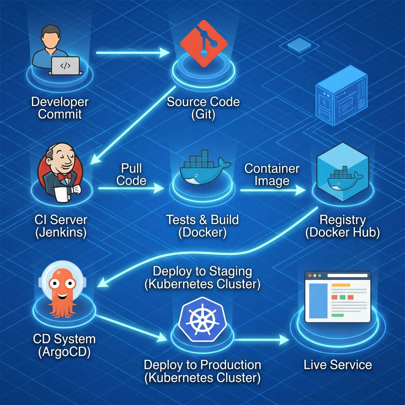Automation is the backbone of microservices velocity.