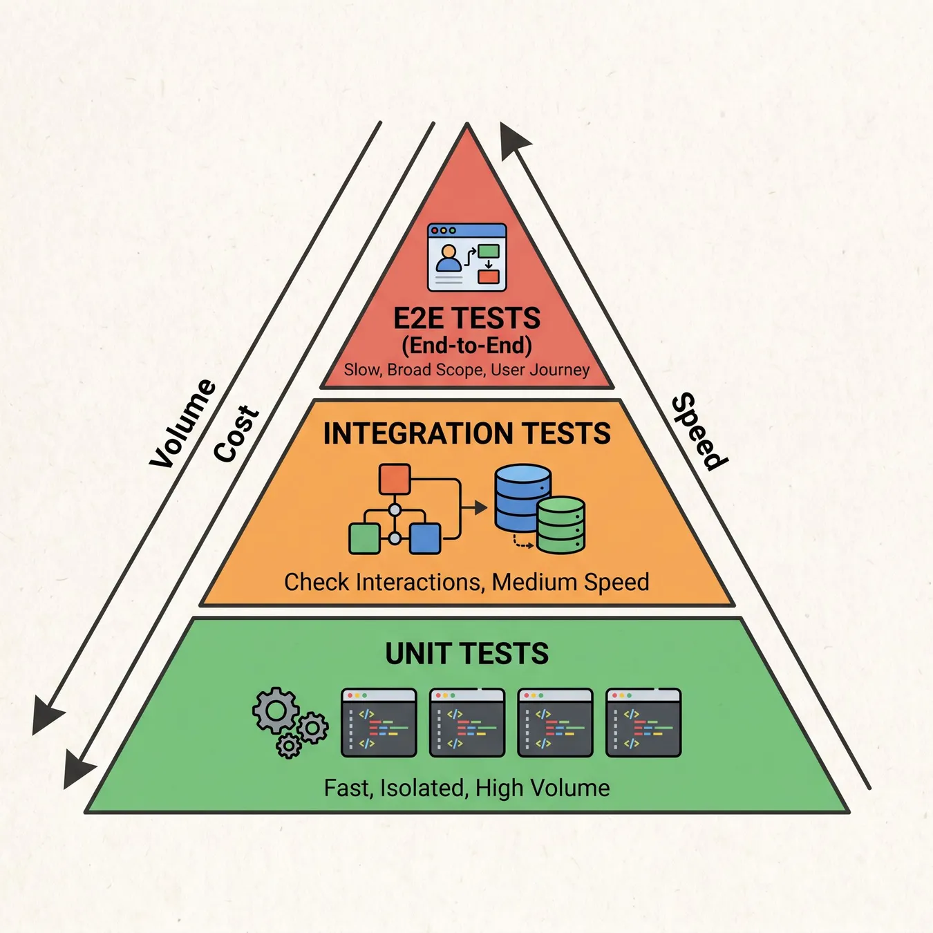 The Testing Pyramid: A foundation for durable QA.