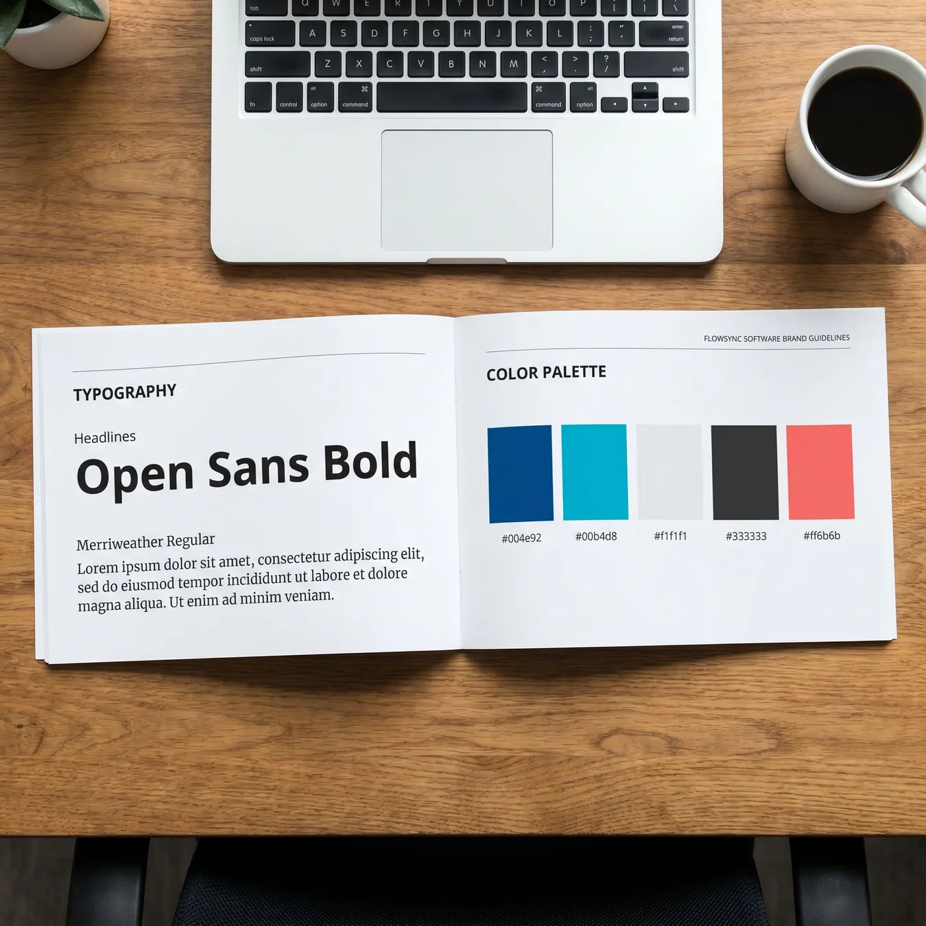 Brand guidelines for platform consistency.