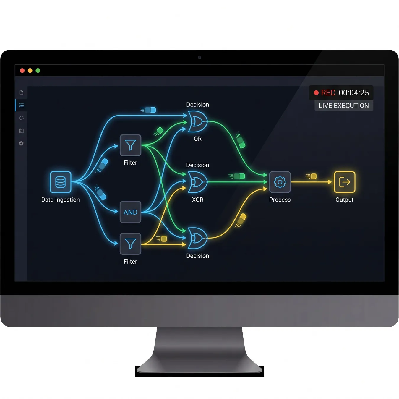 Watch how engineered logic handles thousands of tasks simultaneously.