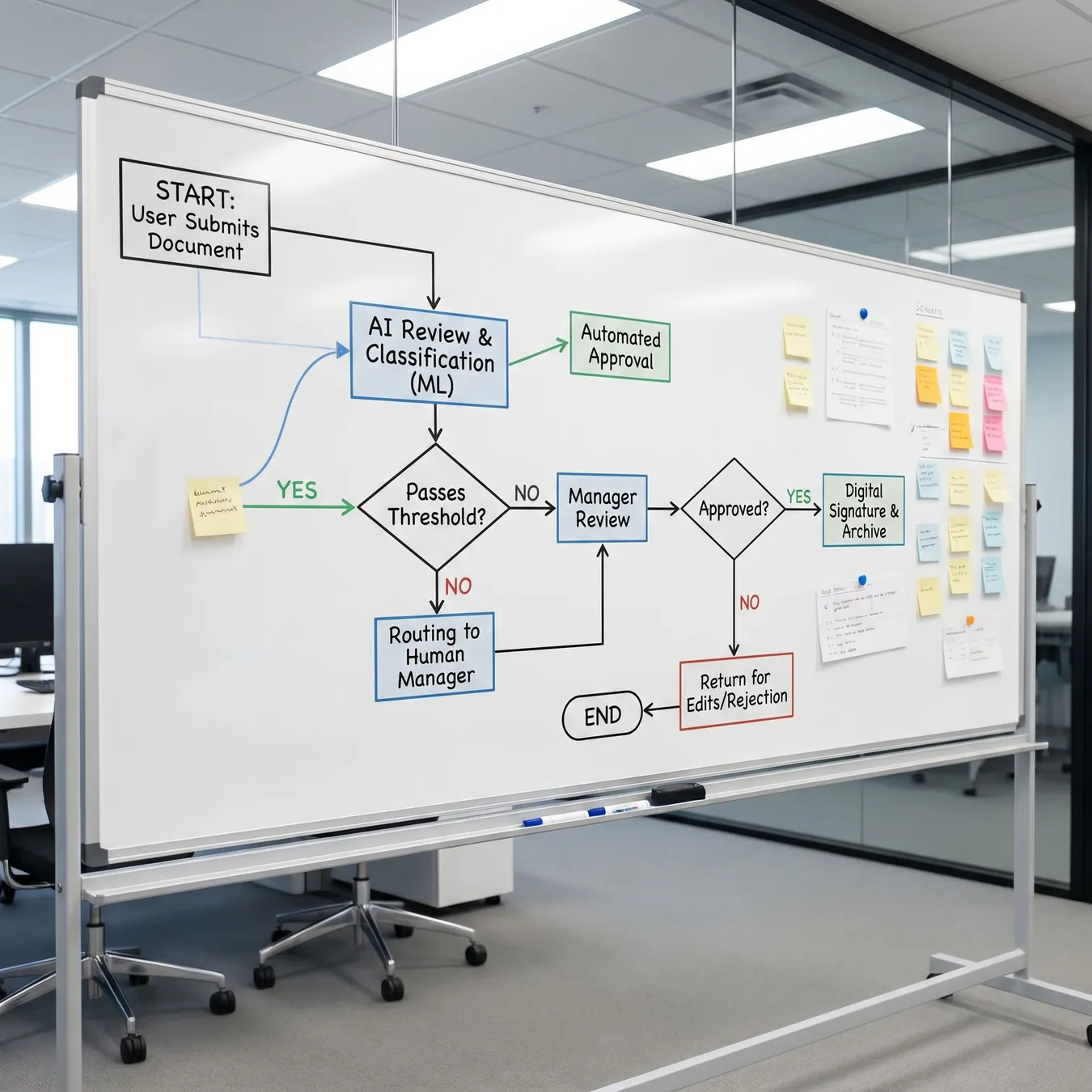 Visualizing automated logic.