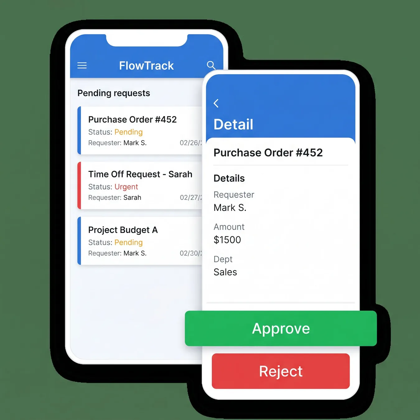 Mobile-first handoffs for field teams.
