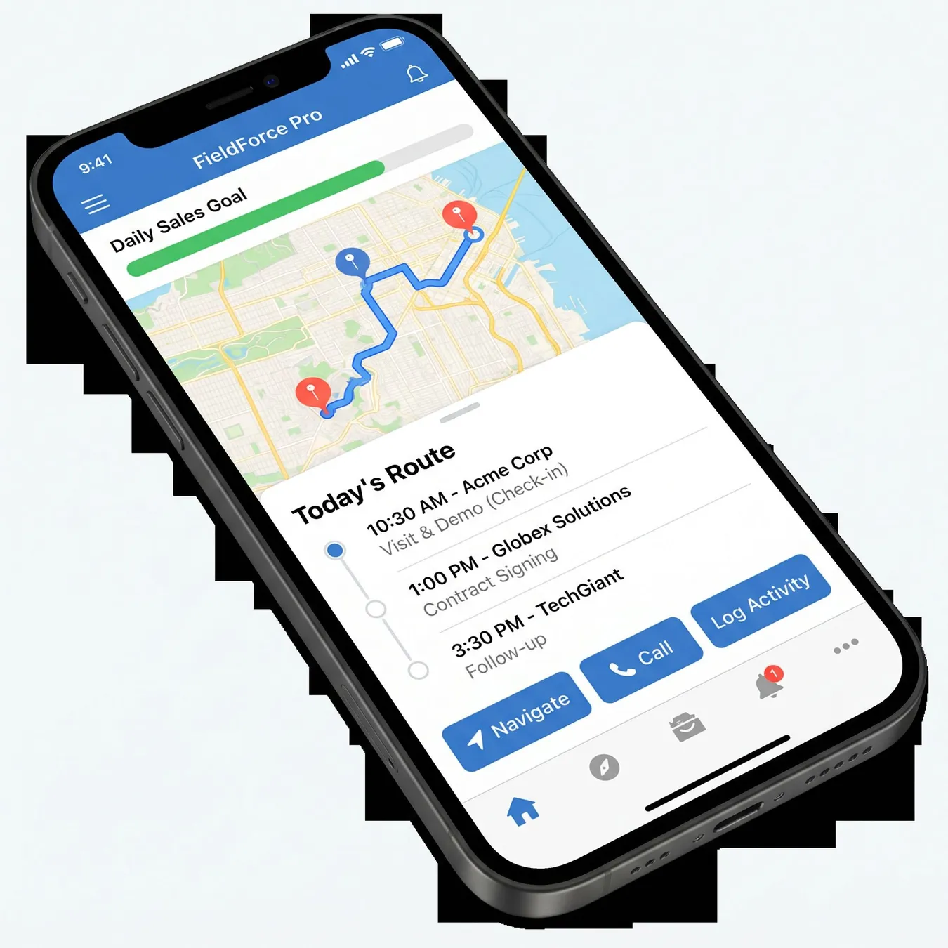 Mobile-first CRM tools designed for specific field operations.