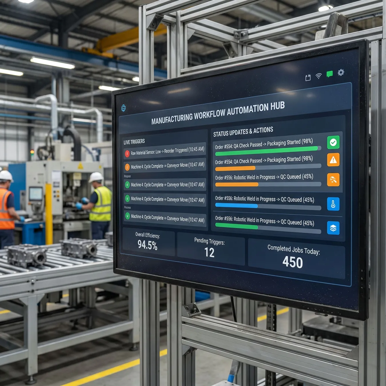 Workflow automation reduces manual coordination overhead.