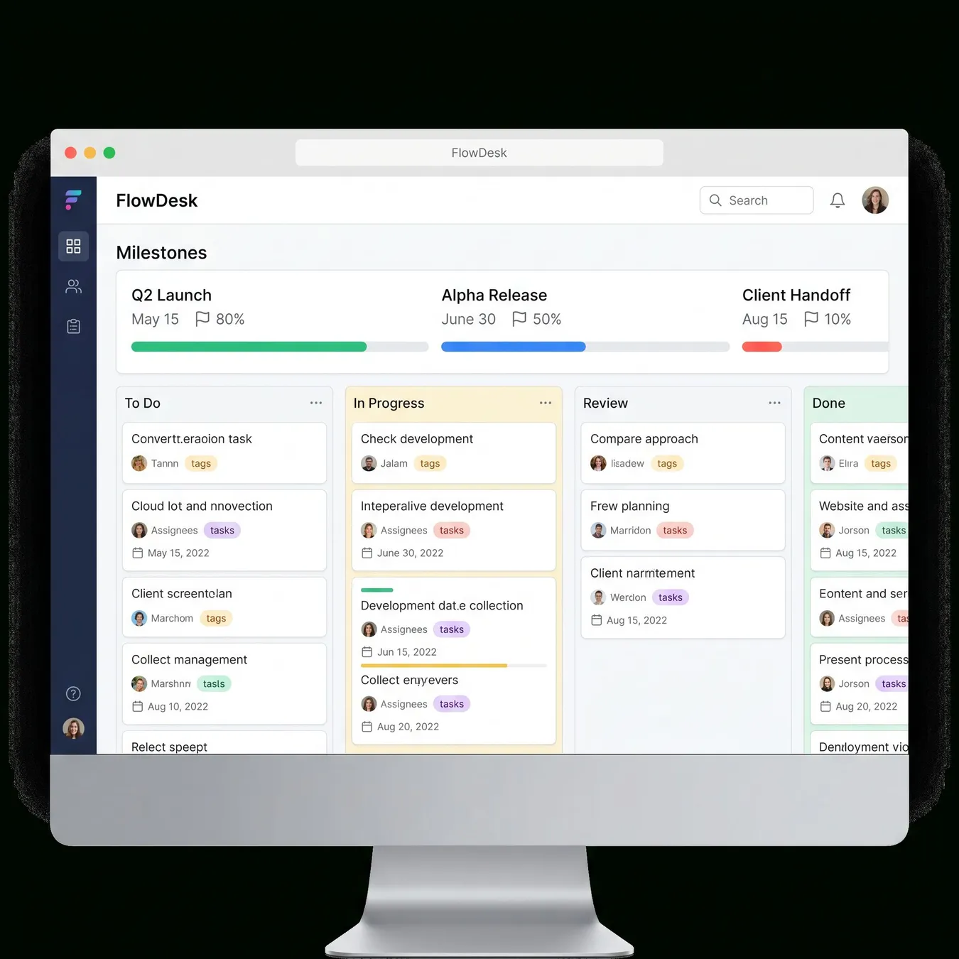 Milestone-based tracking ensures transparency.