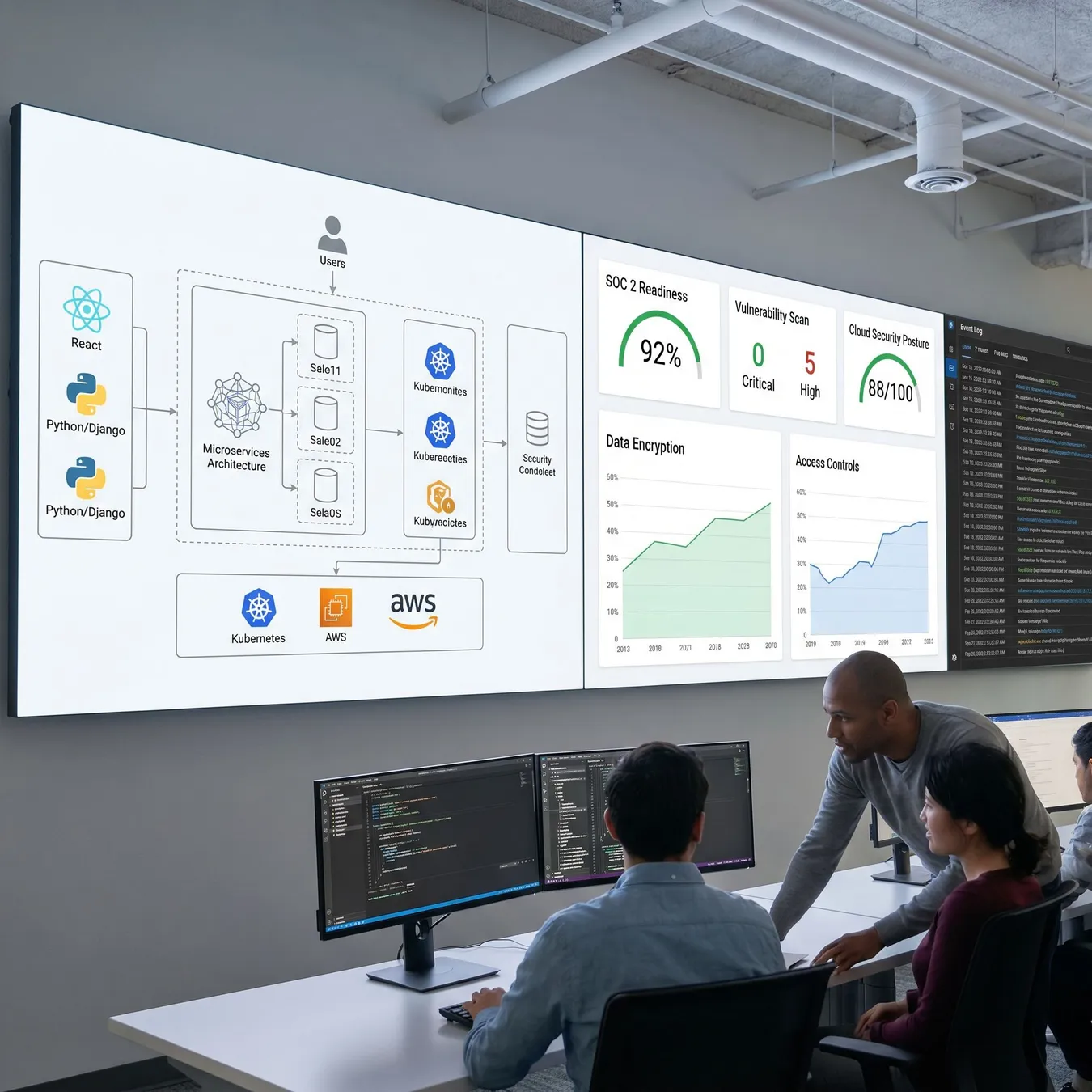 Modern technical due diligence focuses on architecture, security, and scalability.