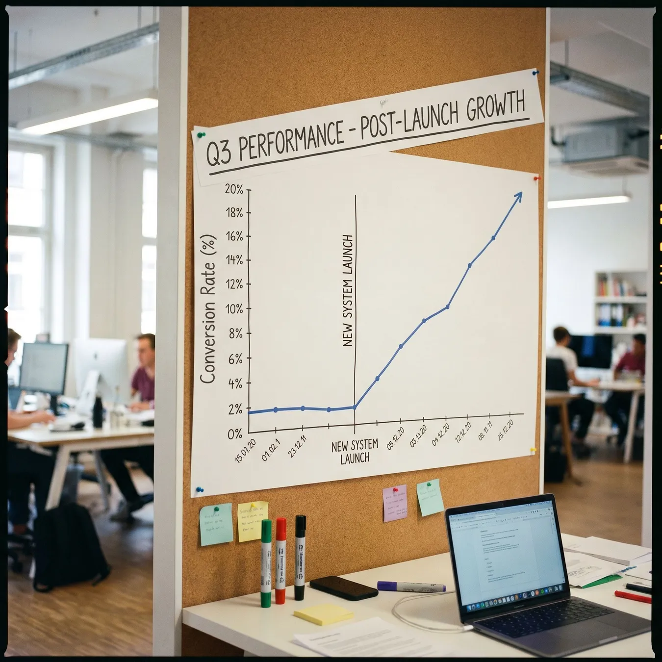 Consistent conversion growth through technical stability.