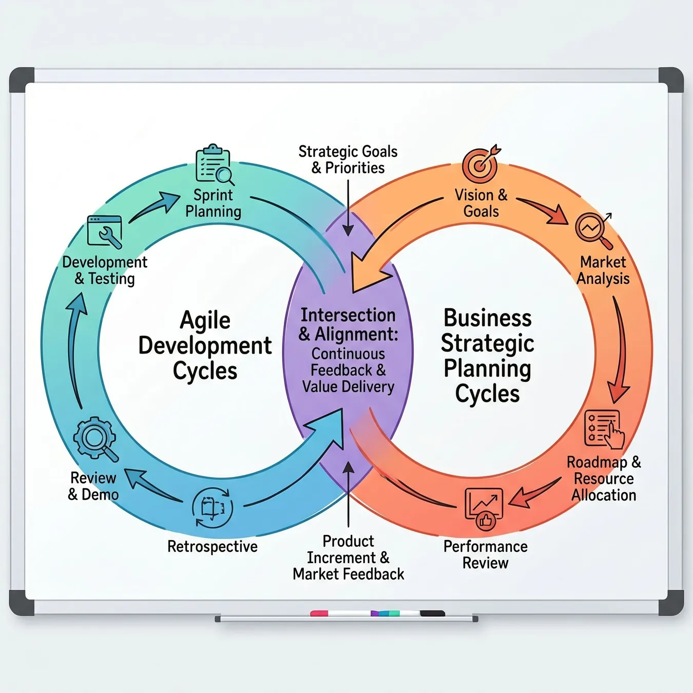 The intersection of agile execution and business strategy.