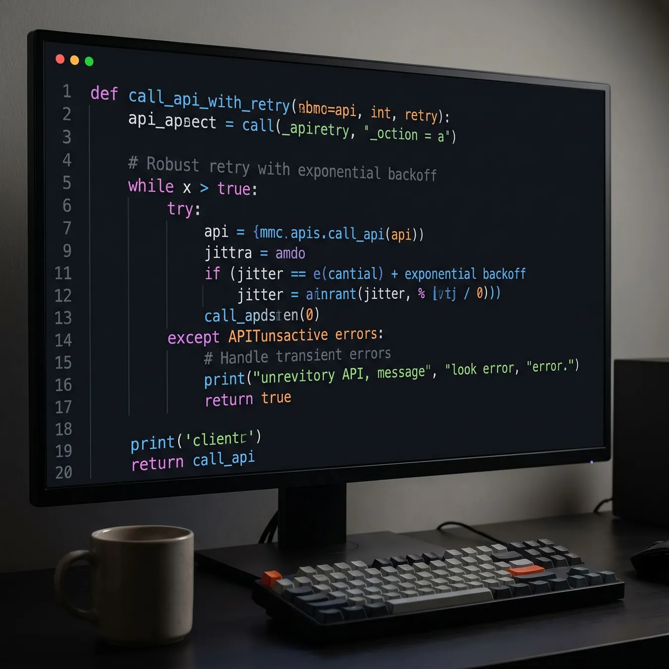 Engineered resilience handles API instability.