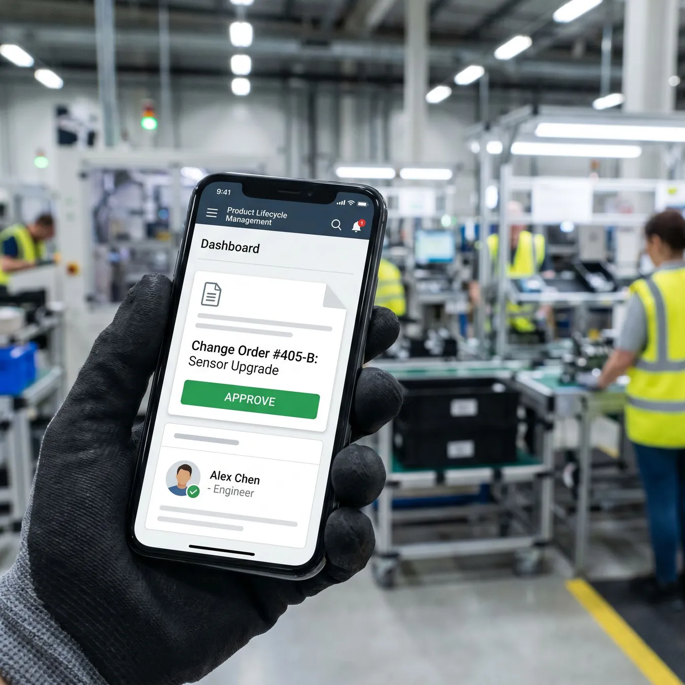 Mobile access for real-time approvals.