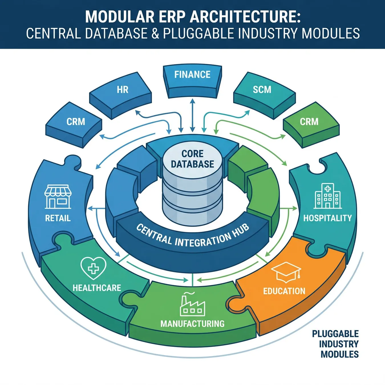Scalable modular design for long-term growth.