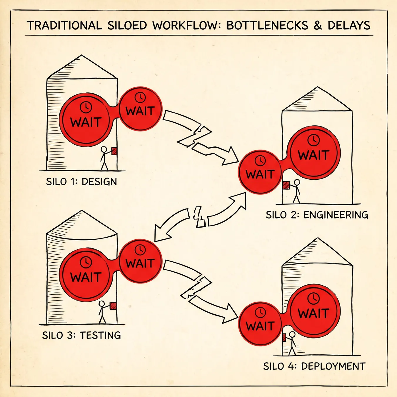 Traditional Siloed Workflow