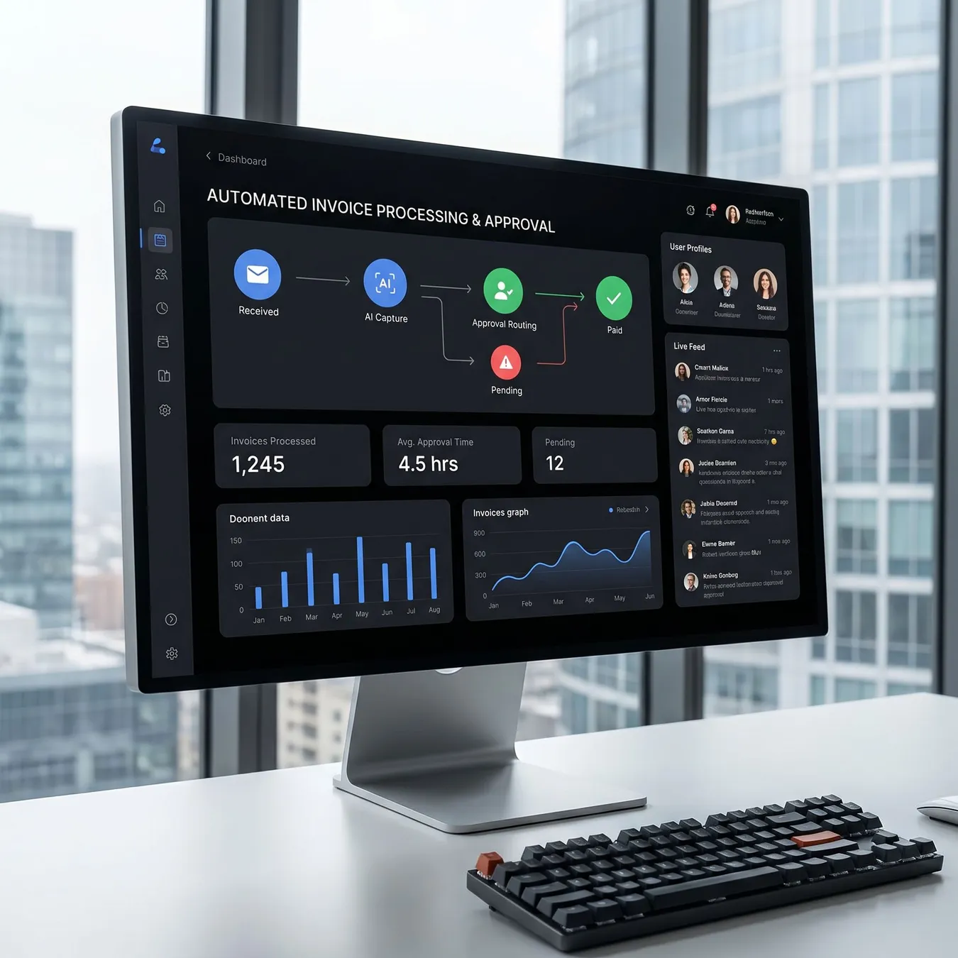 Streamlined accounts payable automation for small business.